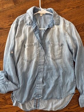 Chambray Jean Button-Up shirt